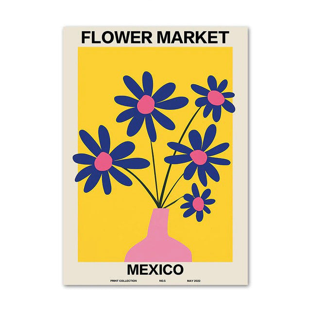 Rynx | Flower Market Gallery Wall Canvas Poster