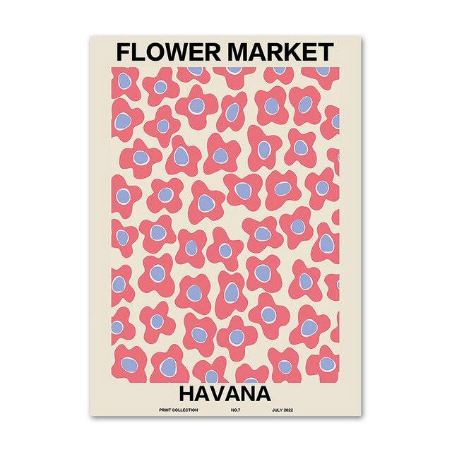 Rynx | Flower Market Gallery Wall Canvas Poster