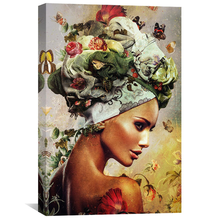 Lisslune | Flower Woman 6 Canvas
