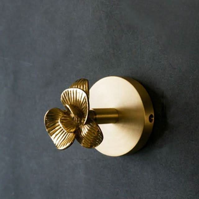 Lisslune | Brass Animal Wall Hook Rack Gold Accents