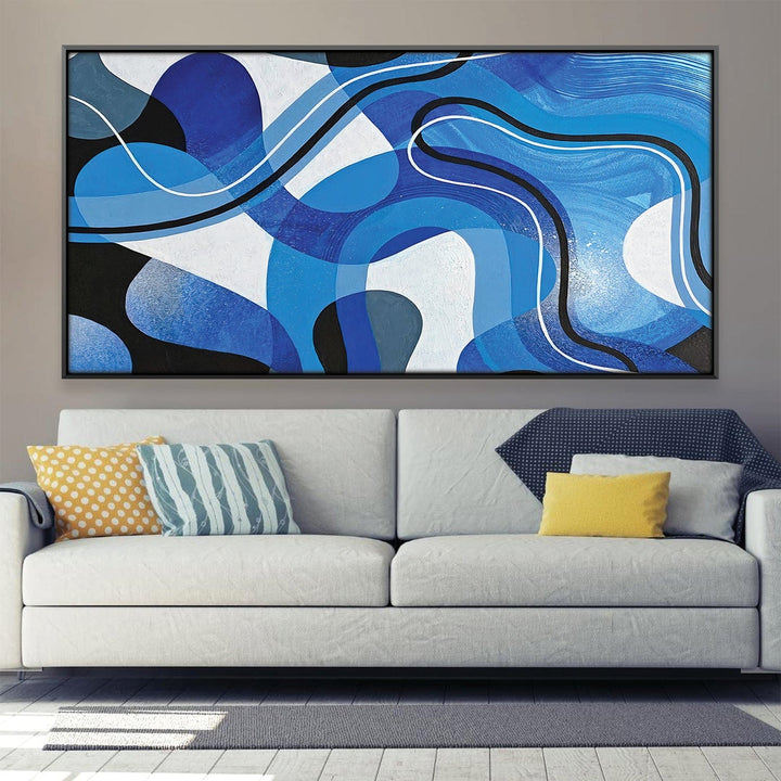 Lisslune | Flowing Lines Canvas