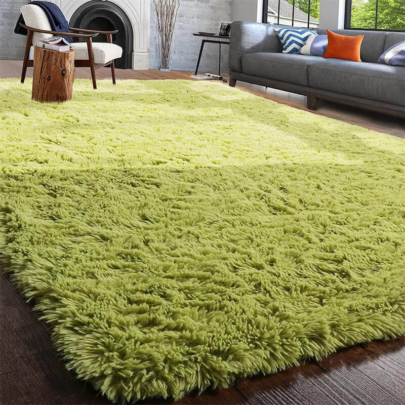 Rynx | Green Grass Fluffy Carpet