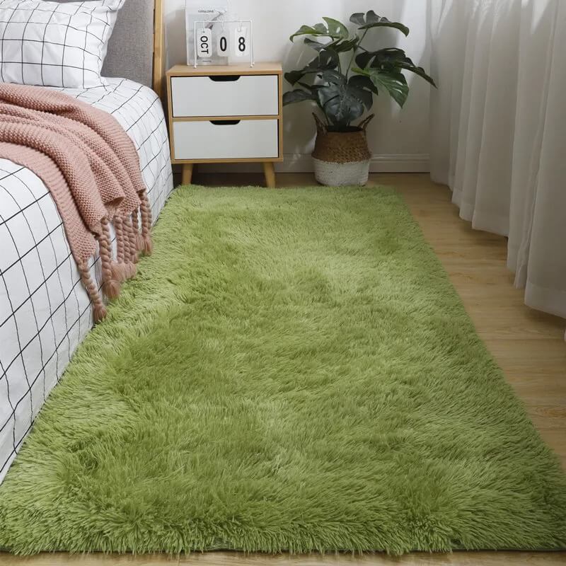 Rynx | Green Grass Fluffy Carpet