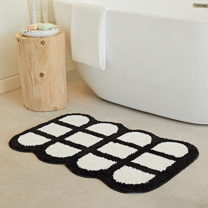 Lisslune | Fluffy Chessboard Carpet
