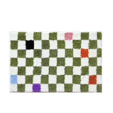 Lisslune | Fluffy Chessboard Carpet