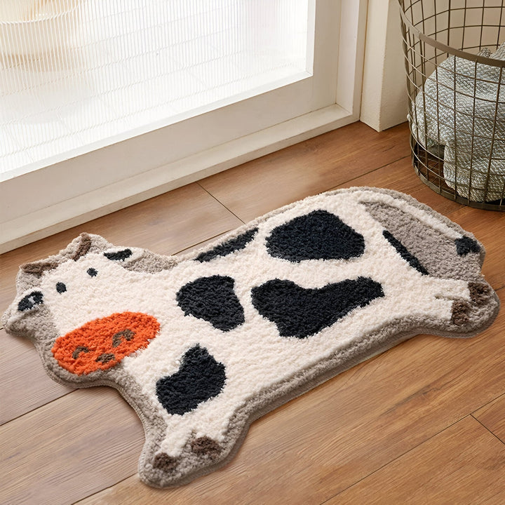 Lisslune | MooMat - Stylish and playful cow-shaped bath mat