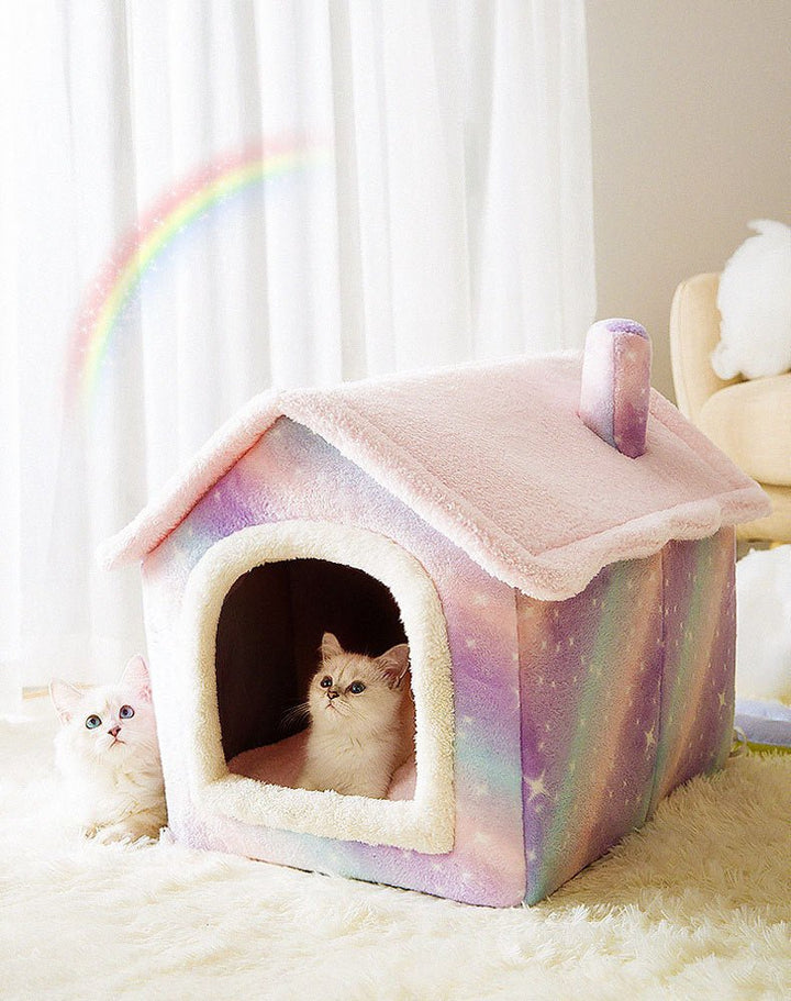 Lisslune | FLUFFYHAVEN – Cozy Indoor Bed for Small Dogs & Cats
