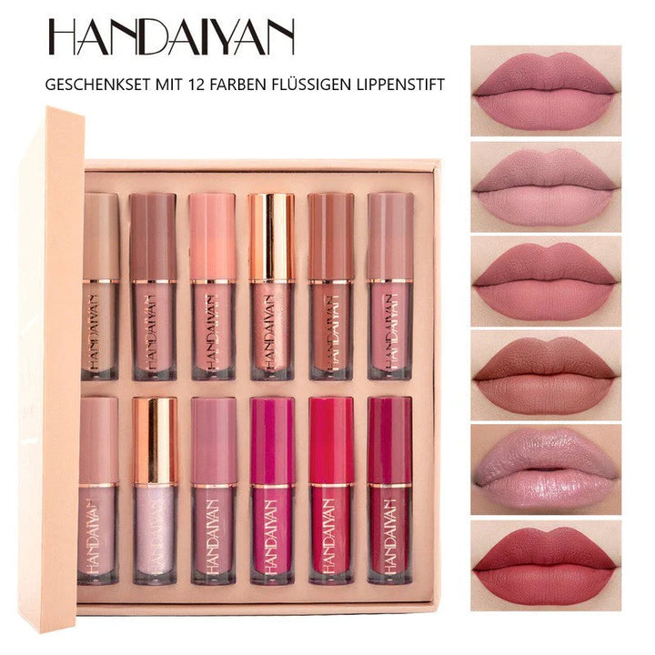 Lisslune | 12-color Liquid Lipstick Set