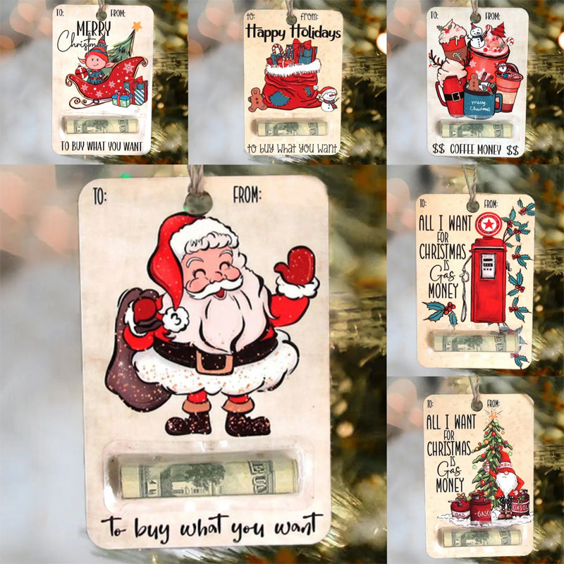 Lisslune | Santa Christmas money holder