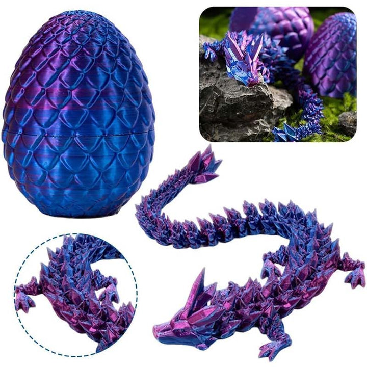 Lisslune | Gemstone Dragon Egg Ornaments