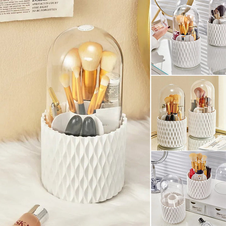 Lisslune | GlamSpin - Rotating Makeup Brush and Cosmetic Organizer