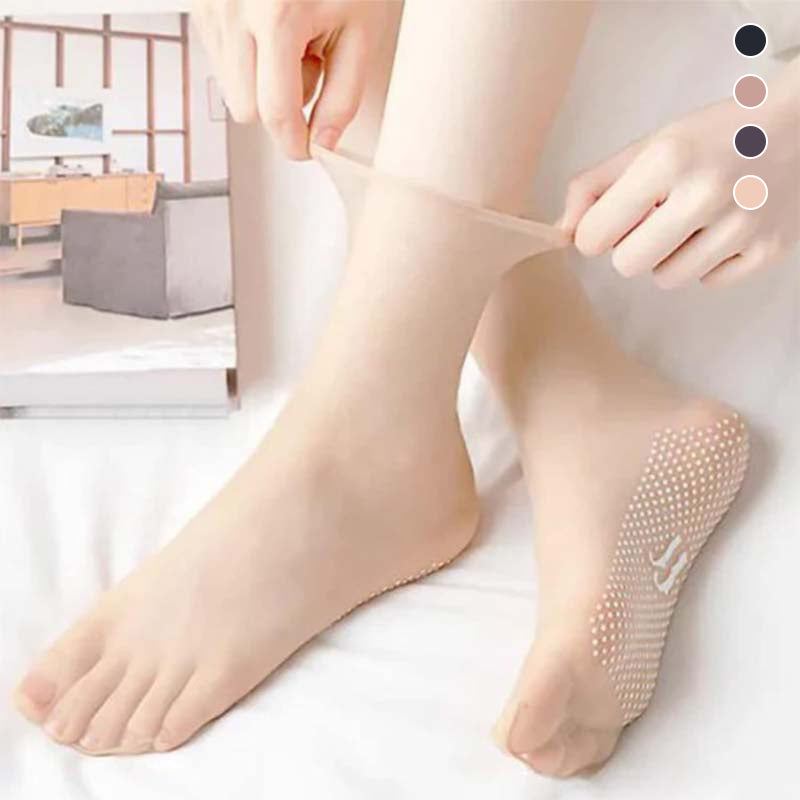 Lisslune | Spring Summer Invisible Non-Slip Crystal Silk Socks