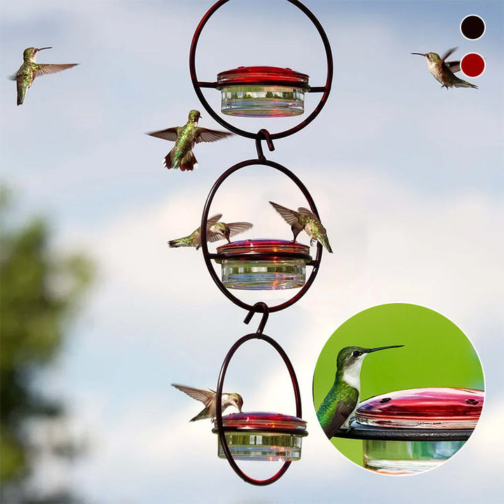 Lisslune | Simple Hummingbird Water Dispenser Made of Metal