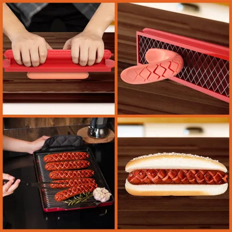 Lisslune | Perfect Criss-Cross Slots Hotdogs Cutter