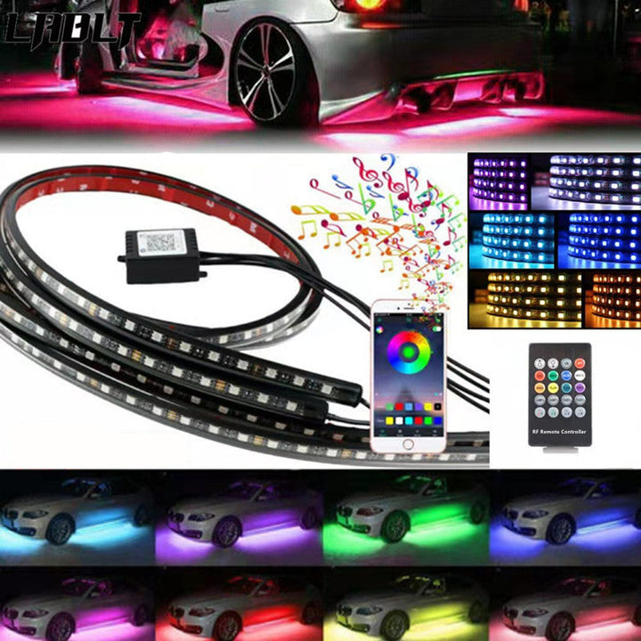 Lisslune | Car Chassis Remote Control Colorful Ambient Lights
