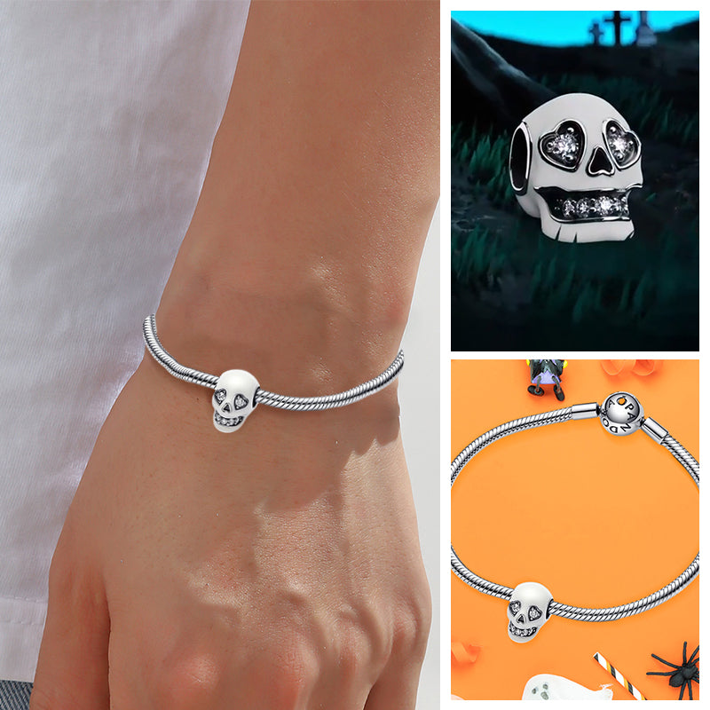 Lisslune | Shining Glitter Skull Pendant
