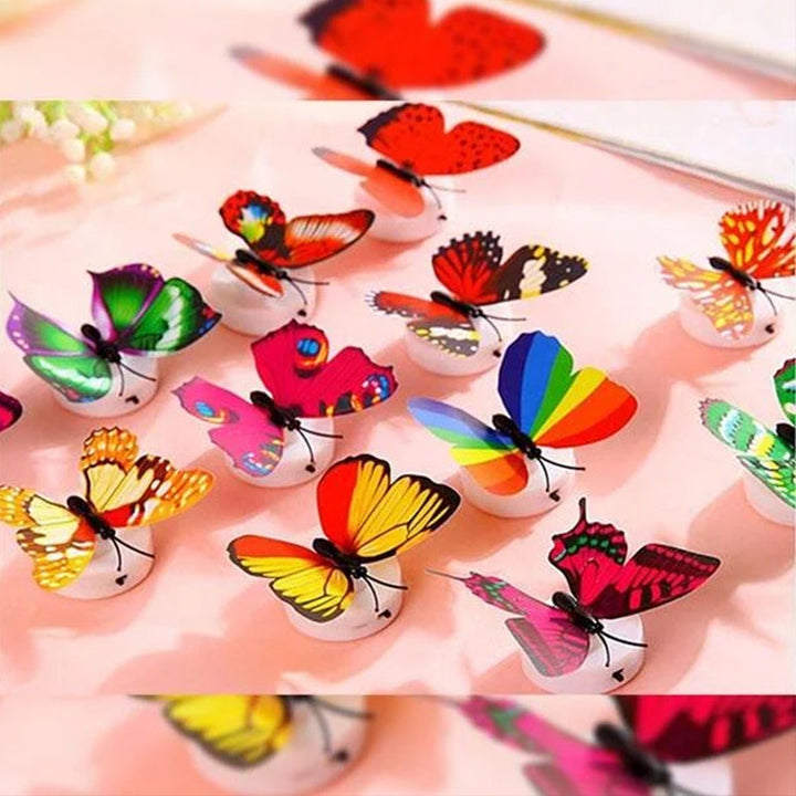 Lisslune | LumiWings - 3D colorful LED butterfly night lights