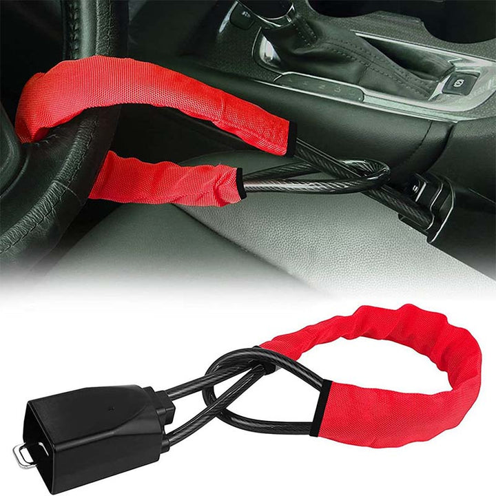 Lisslune | Unbeatable Steering Wheel Lock - Highest Theft Protection