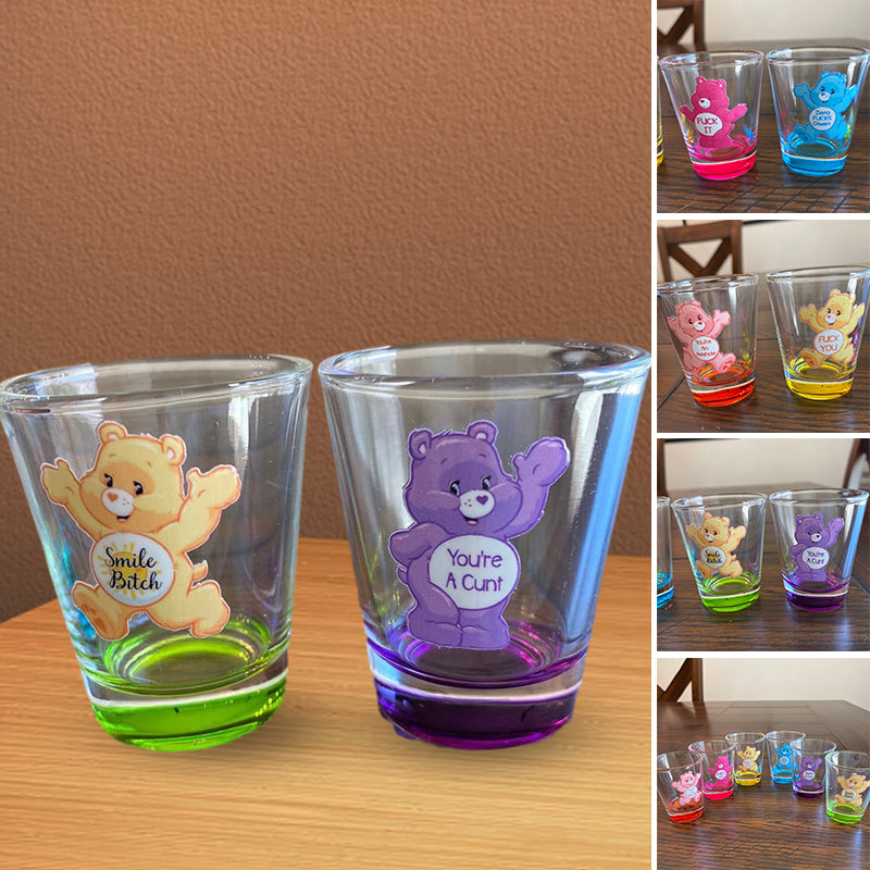 Lisslune | Swear Bears Shot Glasses, 6 Pieces