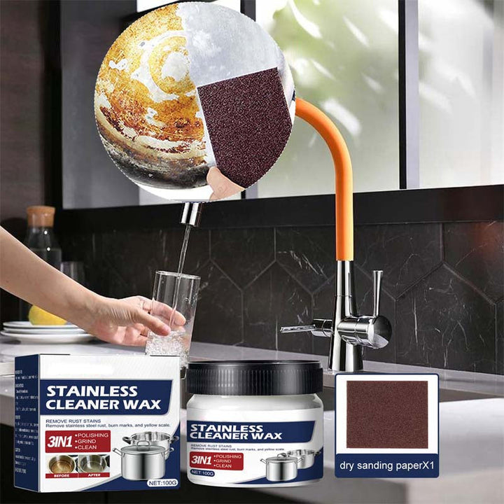 Lisslune | Magic Nano Stainless Steel Cleaning Paste Wax