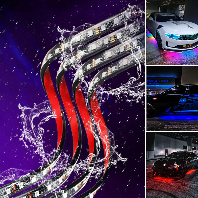 Lisslune | Car Chassis Remote Control Colorful Ambient Lights
