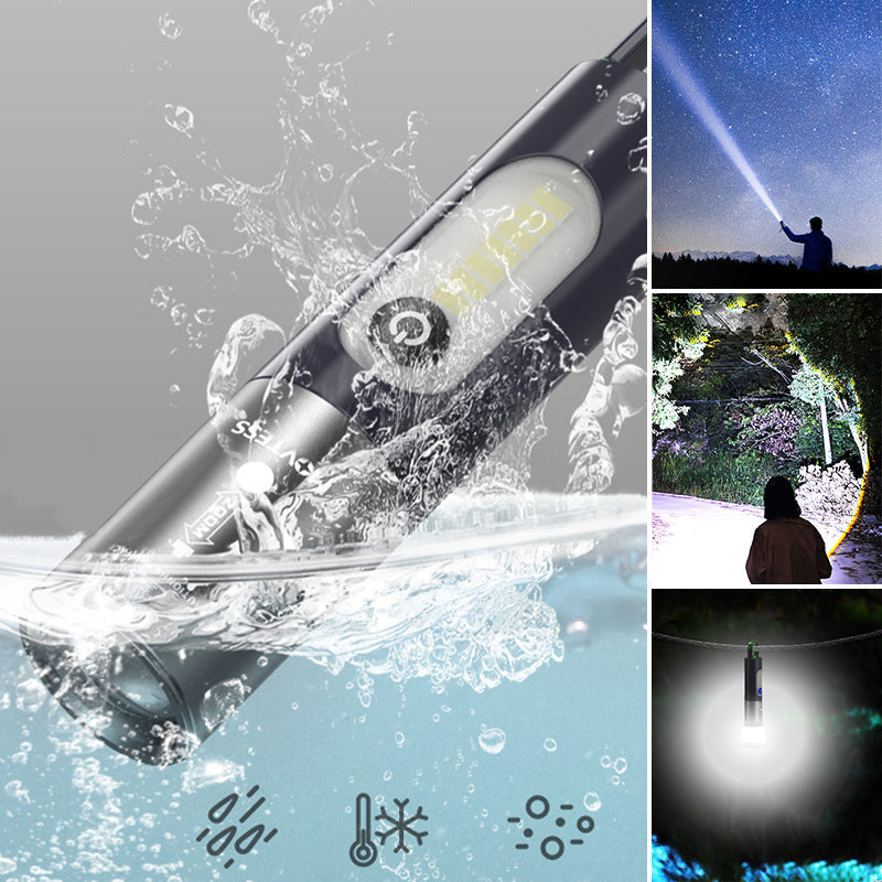 Lisslune | Multifunctional rechargeable LED flashlight