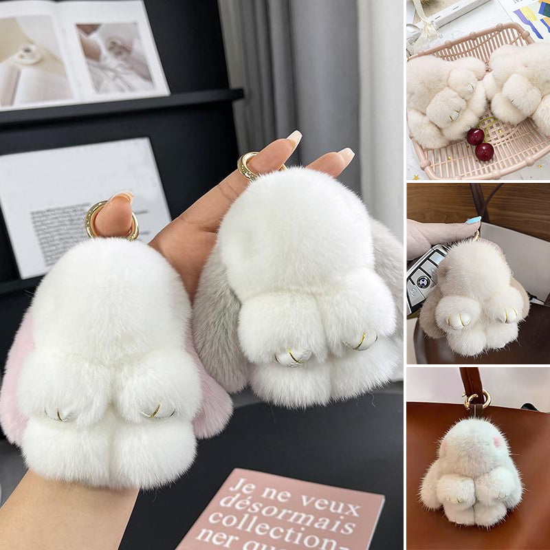 Lisslune | Handmade Soft Bunny PomPom Keychains (Boxed Edition)