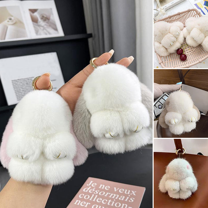 Lisslune | Handmade Soft Bunny PomPom Keychains (Boxed Edition)