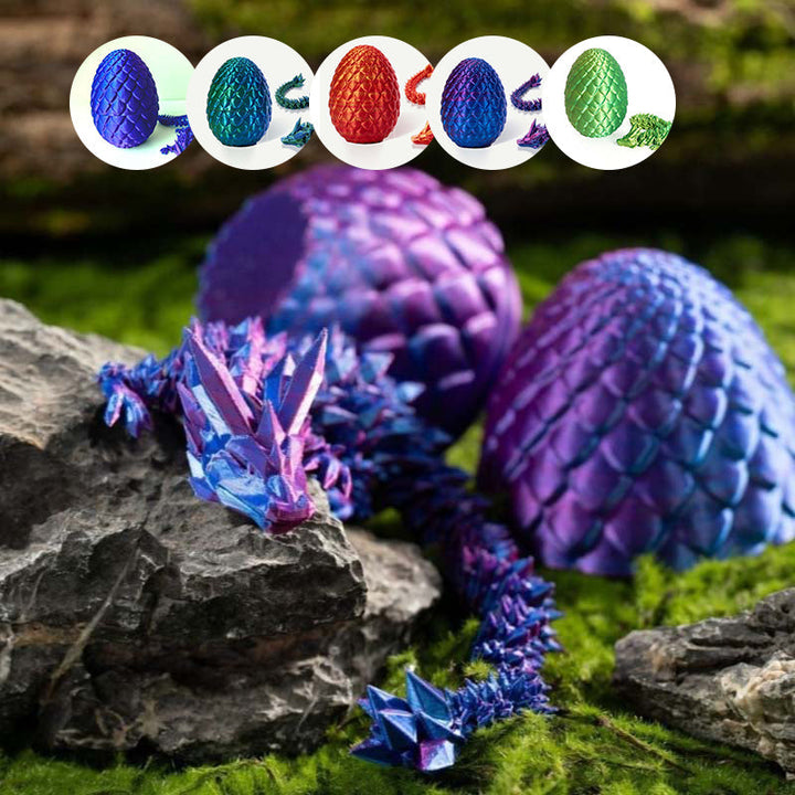 Lisslune | Gemstone Dragon Egg Ornaments