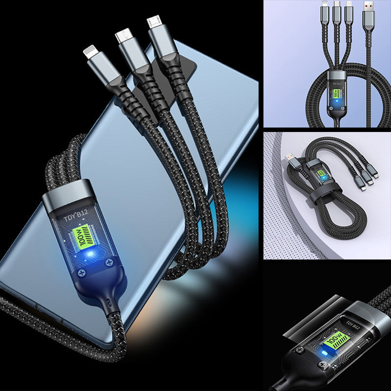 Lisslune | Super Fast Charging 3-in-1 Data Cable