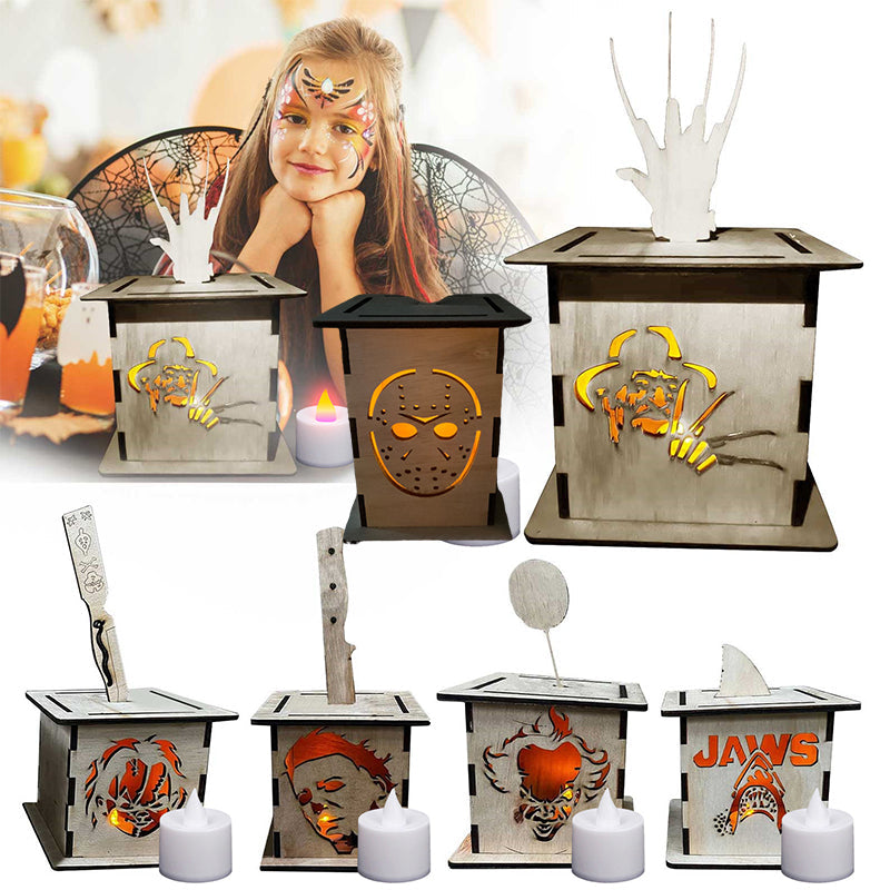 Lisslune | Horror figure Jack Lantern wood decoration