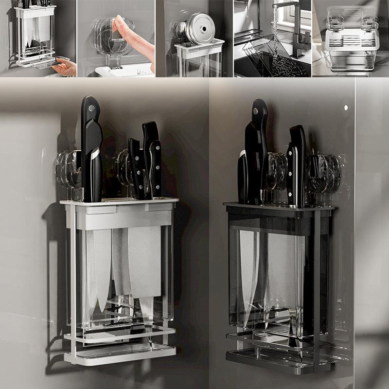 Lisslune | Suction Cup Hanging Iron Knife Holder
