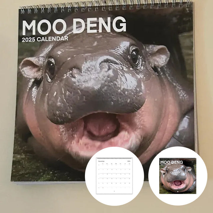 Lisslune | Moo Deng Calendar | Calendar 2025