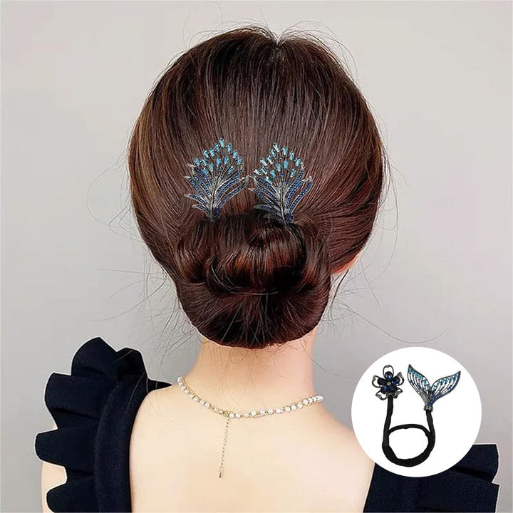 Lisslune | Rhinestone Flower Hair Clip