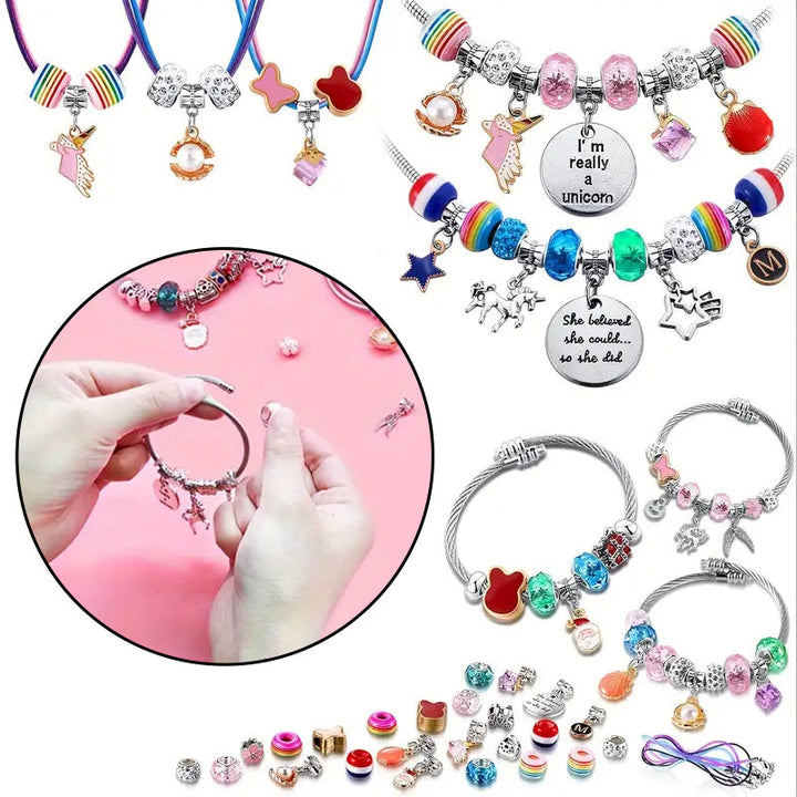 Lisslune | Girls Charm Bracelet Craft Kit