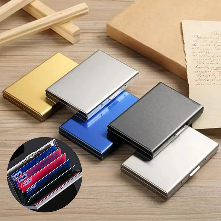 Lisslune | Ultral thin card case with theft and demagnetization protection