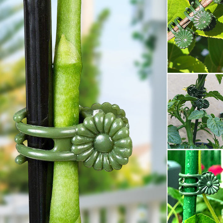 Lisslune | Mounting clip for plants and flowers on support poles