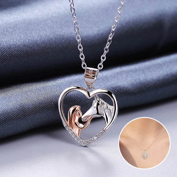 Lisslune | Girl and Horse Necklace Chain
