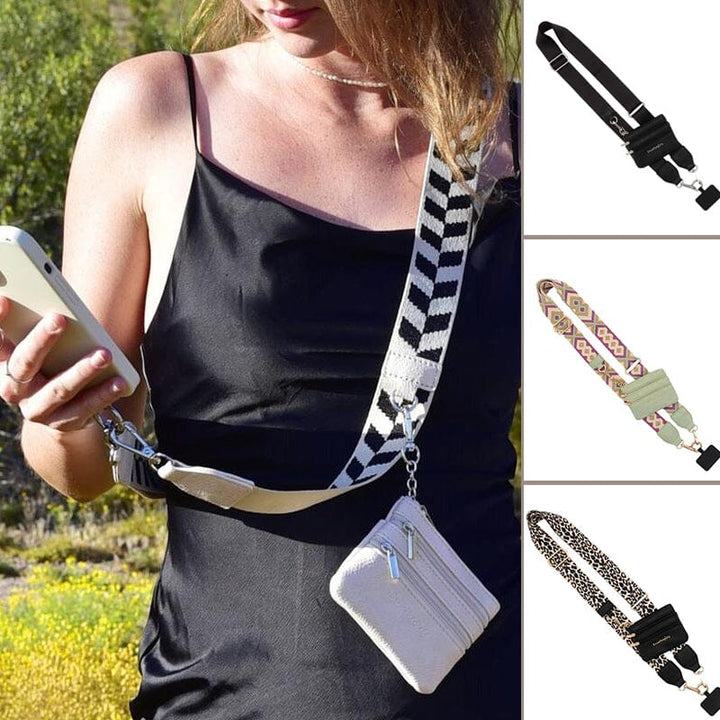 Lisslune | Phone strap with zipper pocket