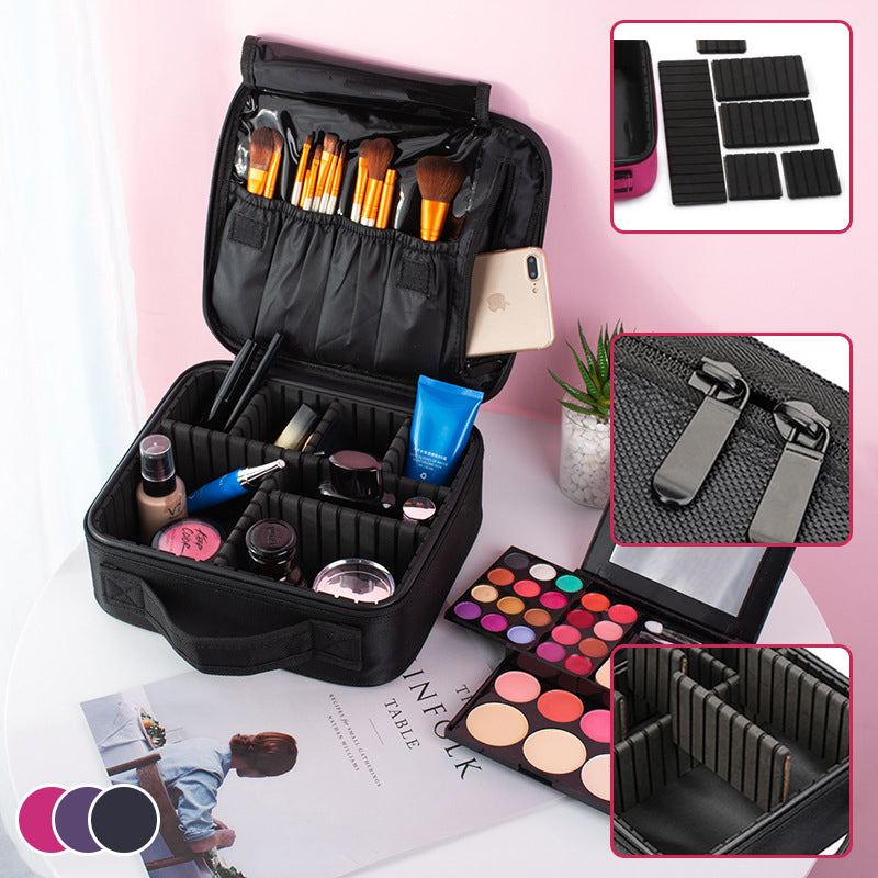 Lisslune | Makeup Cosmetic Storage Bag with Adjustable Compartment