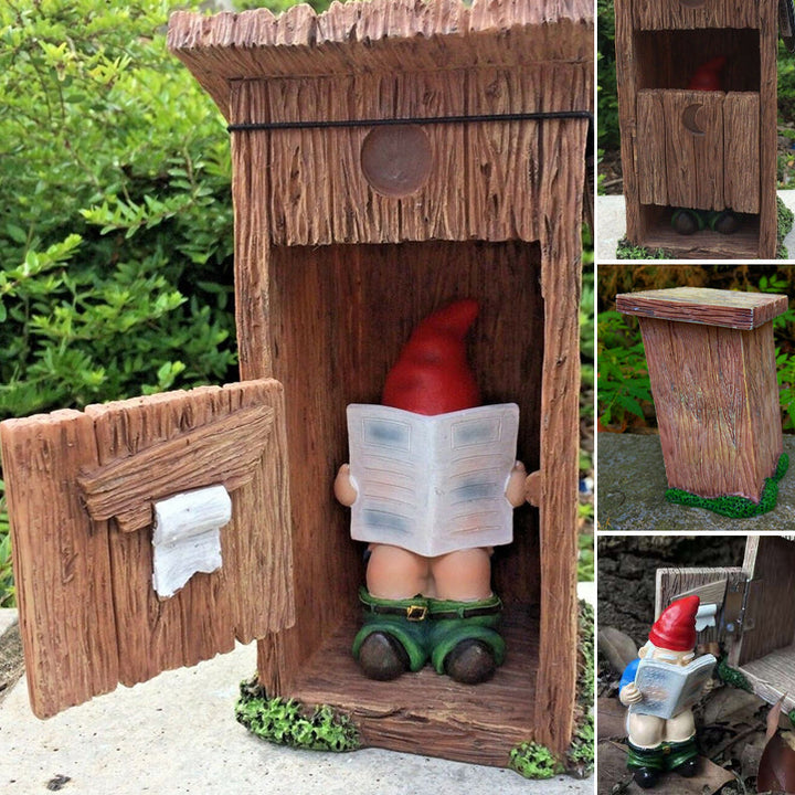 Lisslune | Funny Gnome Garden Statue
