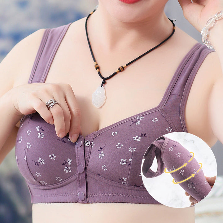 Lisslune | Front pocket button underwear for middle-aged and seniors