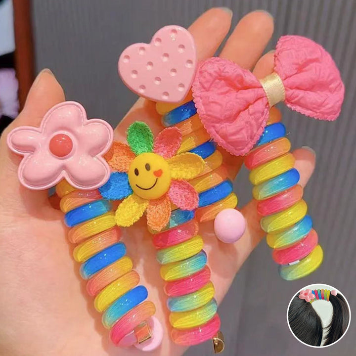 Lisslune | Colorful Telephone Cable Hair Ties
