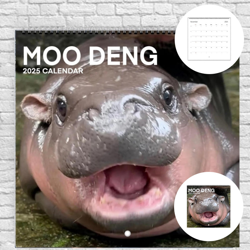 Lisslune | Moo Deng Calendar | Calendar 2025