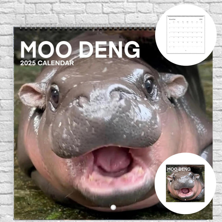 Lisslune | Moo Deng Calendar | Calendar 2025