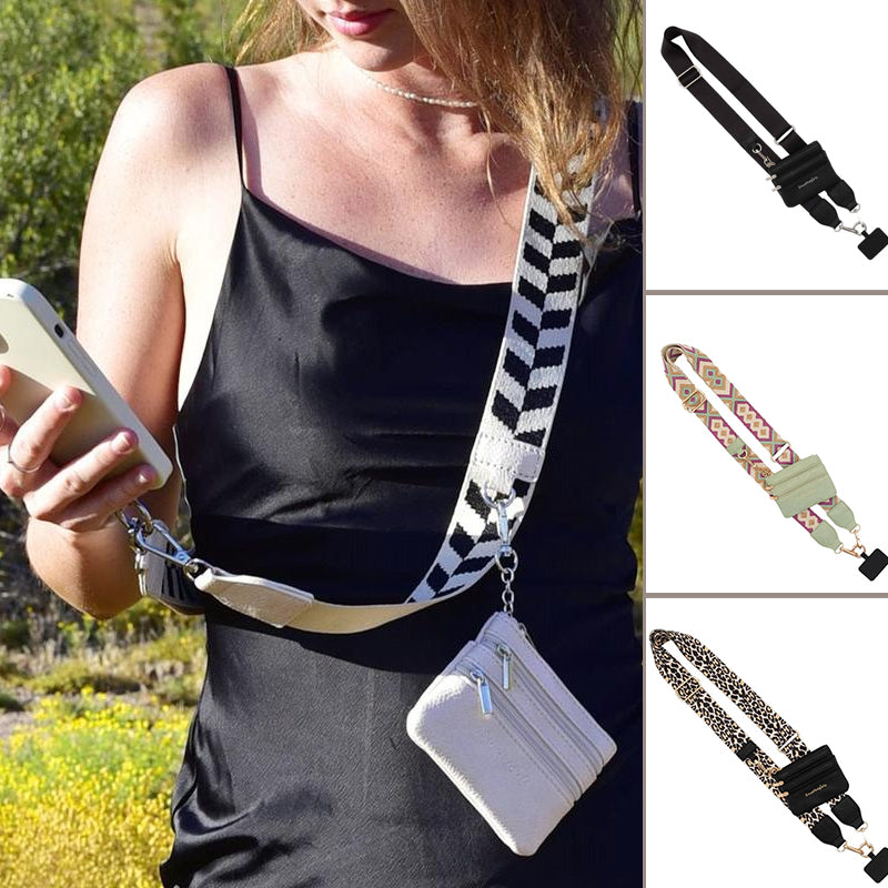 Lisslune | Phone strap with zipper pocket