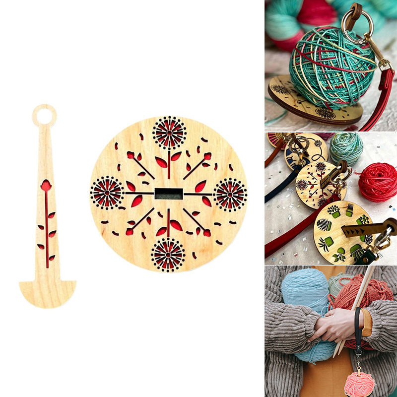 Lisslune | Wooden wrist yarn holder