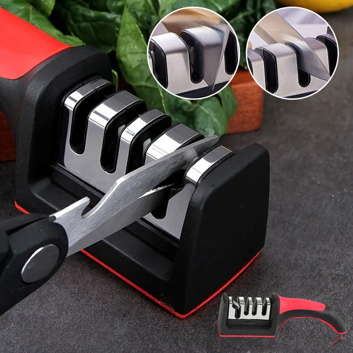 Lisslune | Professional 4-Stage Knife Sharpener