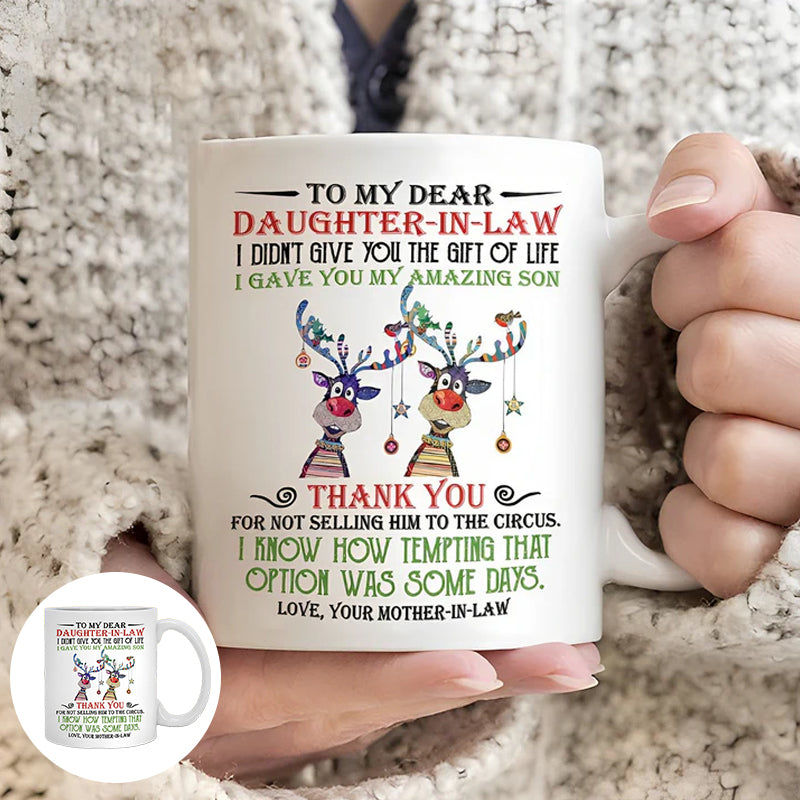 Lisslune | I have given you my amazing son - Best gift for daughter-in-law mugs