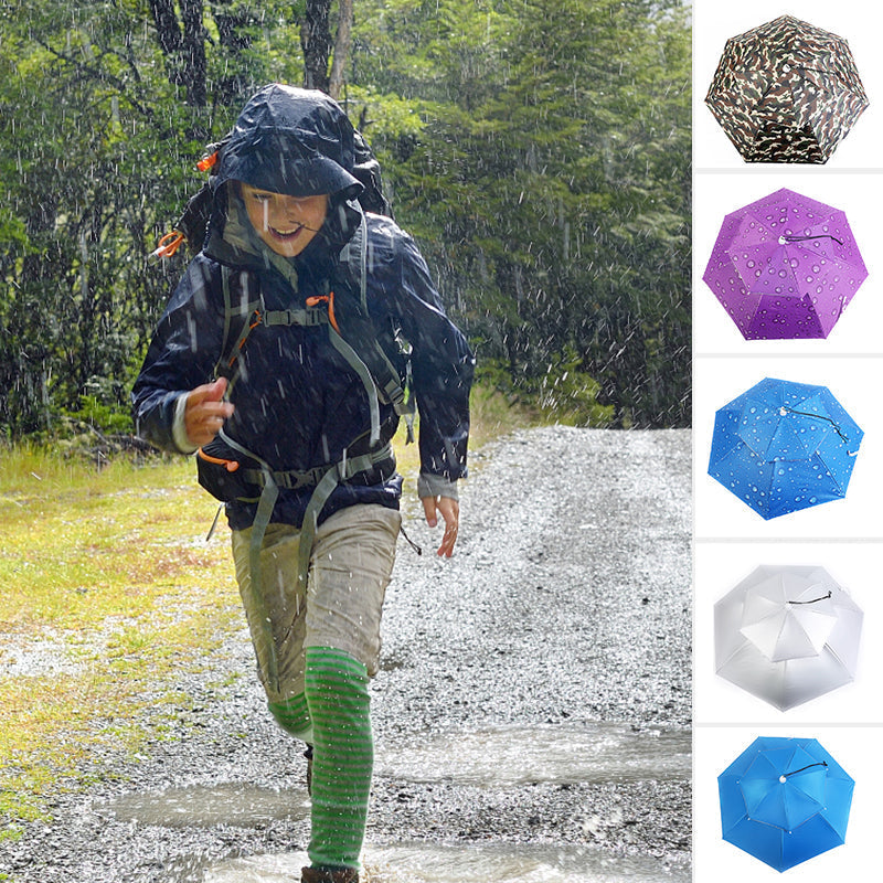 Lisslune | Outdoor Double-Layer Rain Umbrella Hat